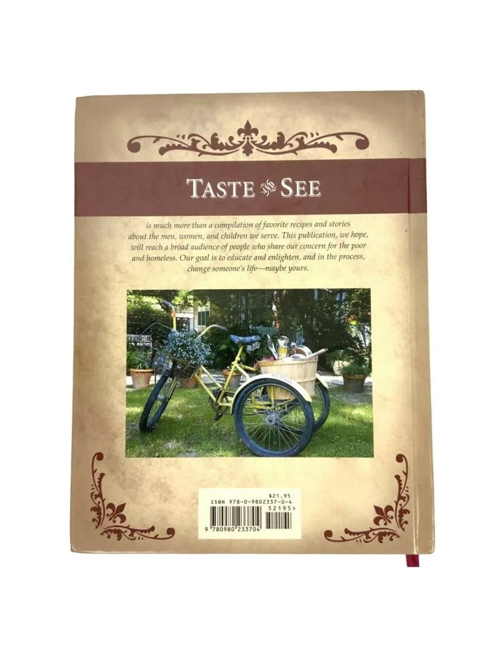 Taste & See Cookbook Society Of St Vincent De Paul Louisiana Hardcover 2009